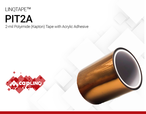 PIT2A | 2-mil Polyimide (Kapton) Tape with Acrylic Adhesive